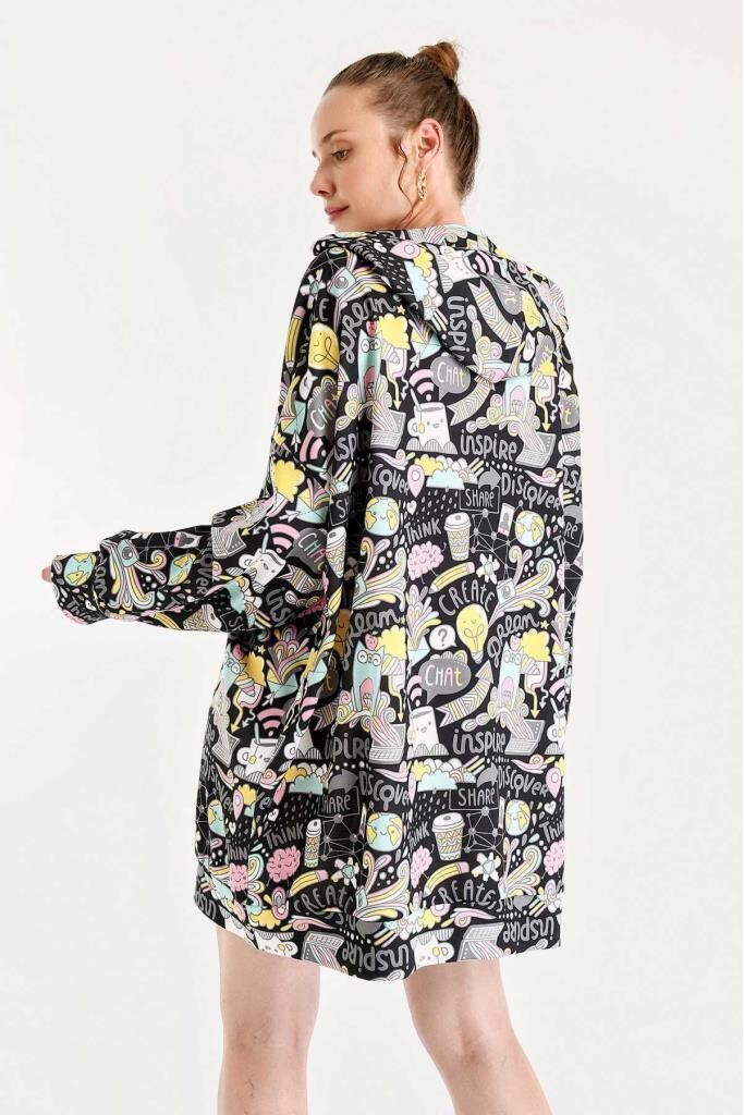 Oversize Sweat Elbise