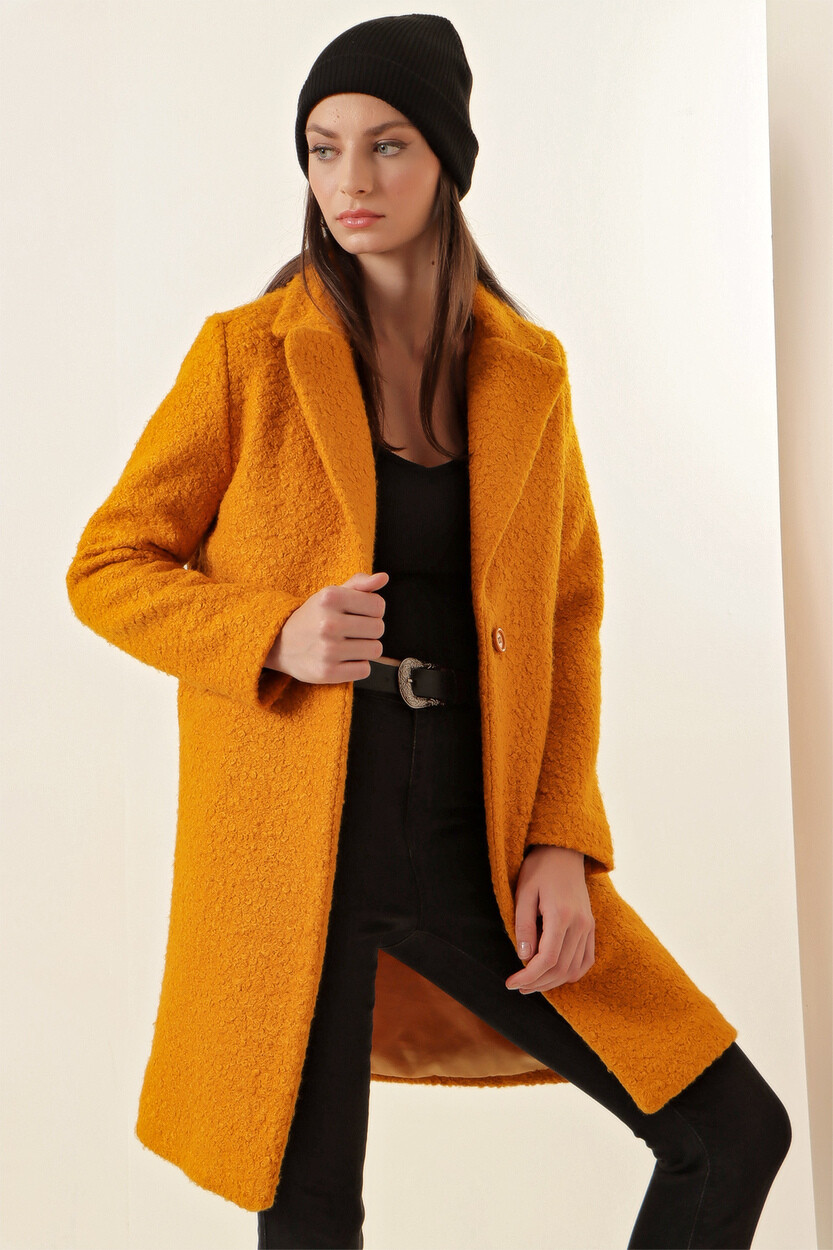 9082 Oversize Kaşe Kaban 
