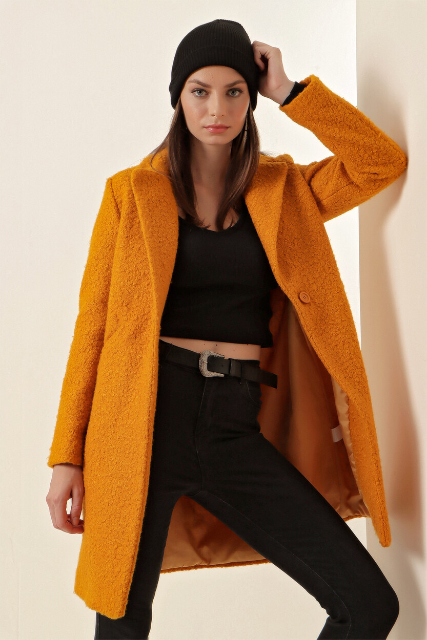 9082 Oversize Kaşe Kaban 