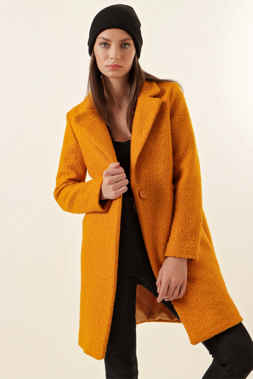 9082 Oversize Kaşe Kaban 