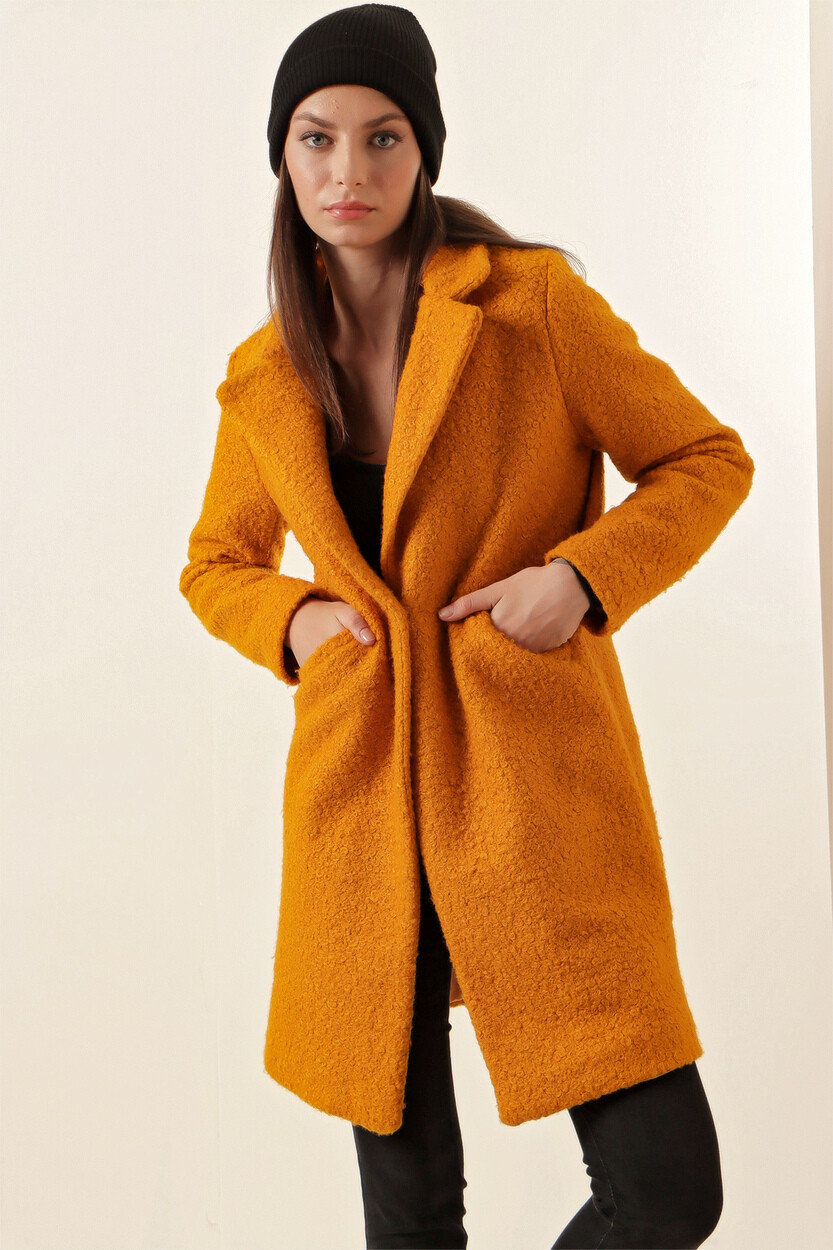 9082 Oversize Kaşe Kaban 