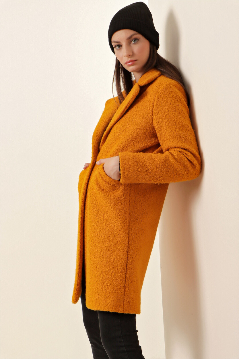 9082 Oversize Kaşe Kaban 
