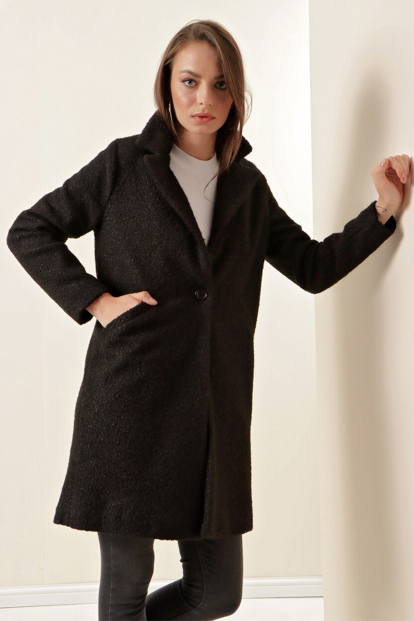 9082 Oversize Kaşe Kaban