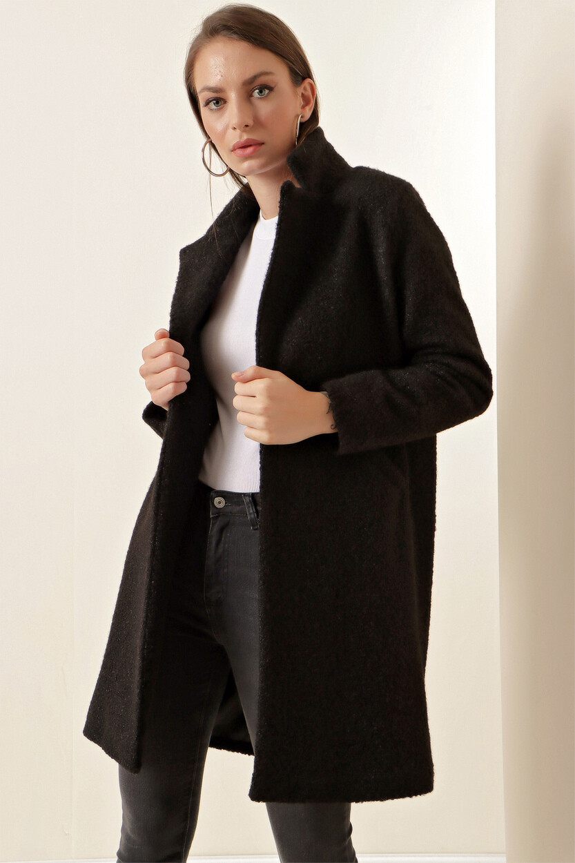 9082 Oversize Kaşe Kaban