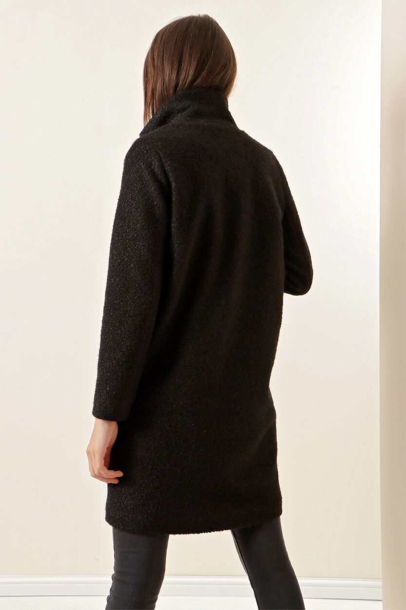9082 Oversize Kaşe Kaban