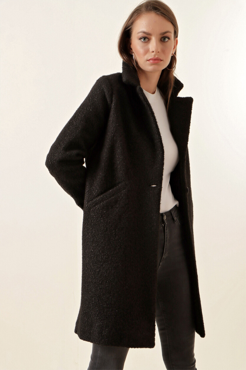 9082 Oversize Kaşe Kaban