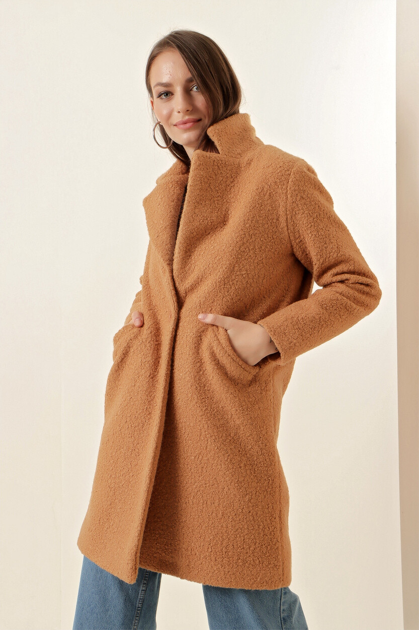 9082 Oversize Kaşe Kaban