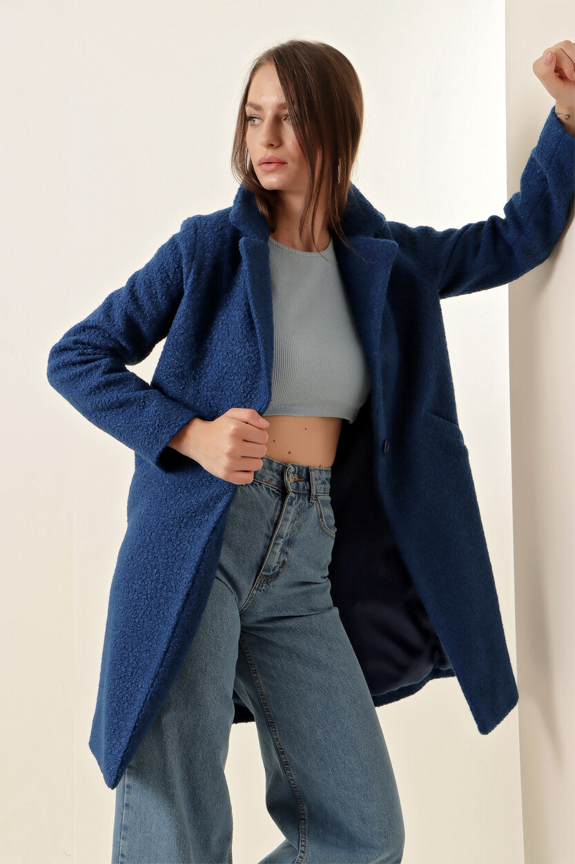 9082 Oversize Kaşe Kaban 