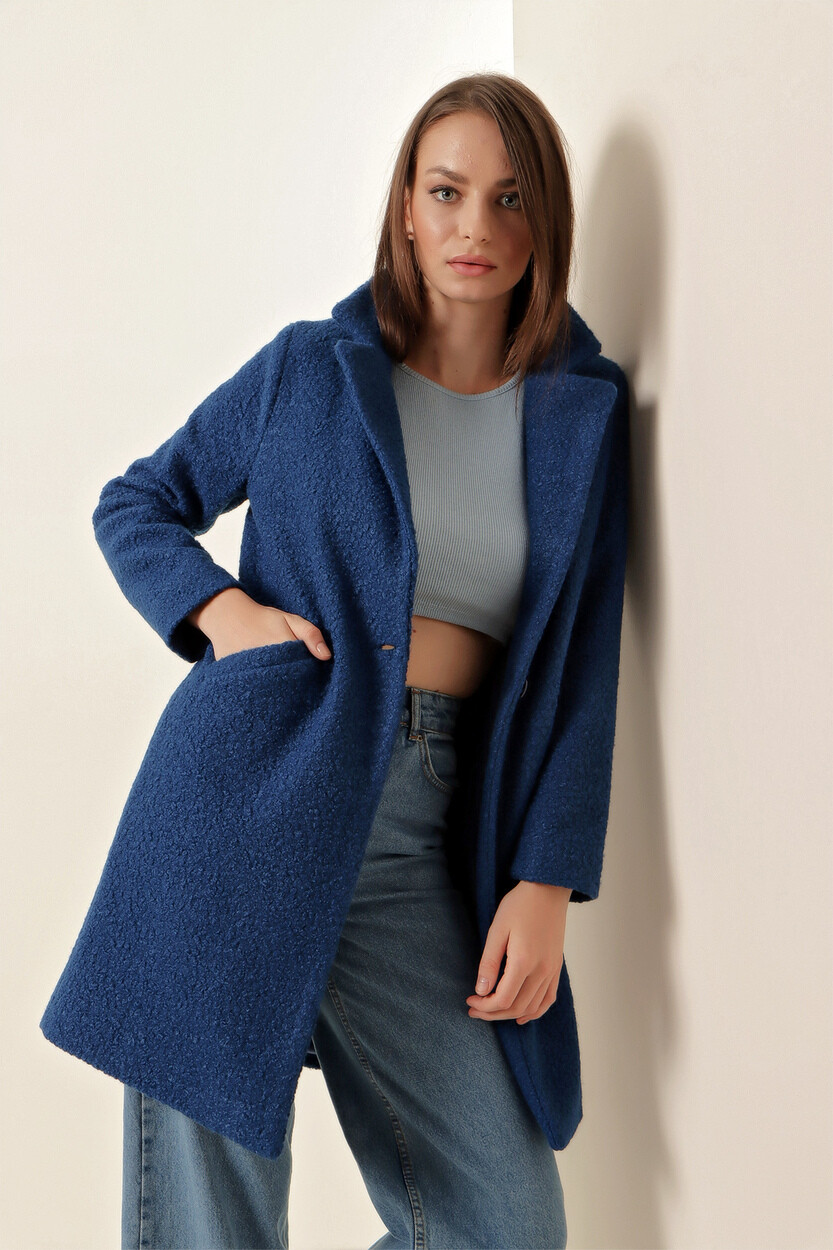 9082 Oversize Kaşe Kaban 