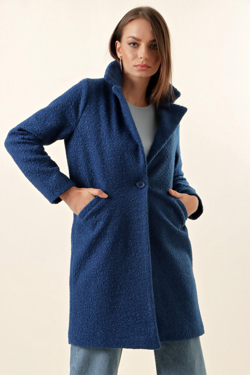 9082 Oversize Kaşe Kaban 
