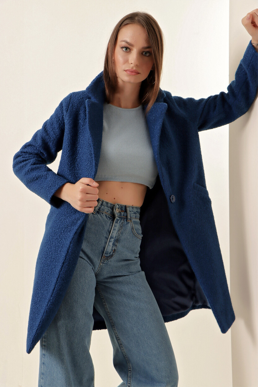 9082 Oversize Kaşe Kaban 