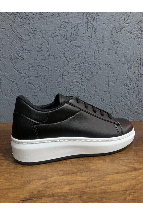  Bağcıklı Termo Taban Sneaker Deri Spor Ayakkabı