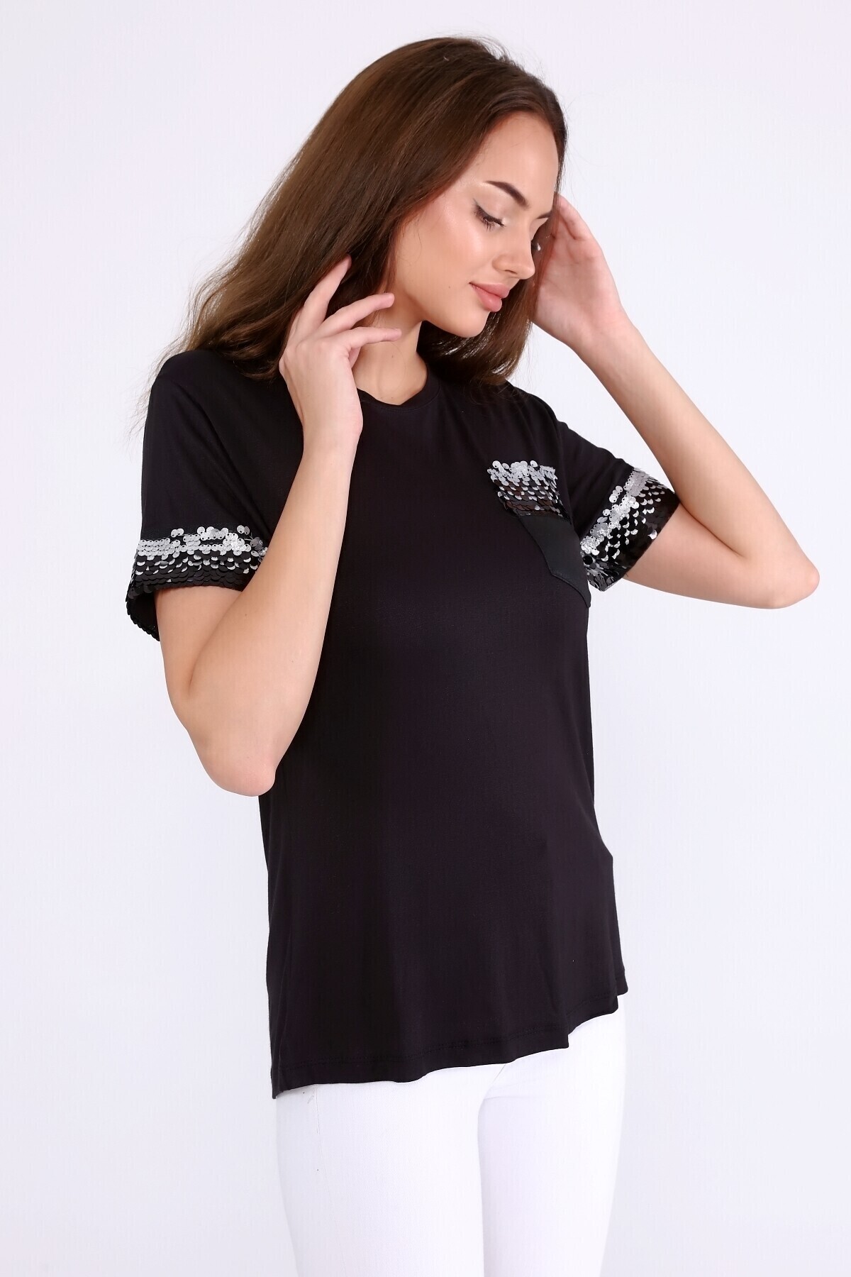 Cep Detay Pulpayet T-Shirt