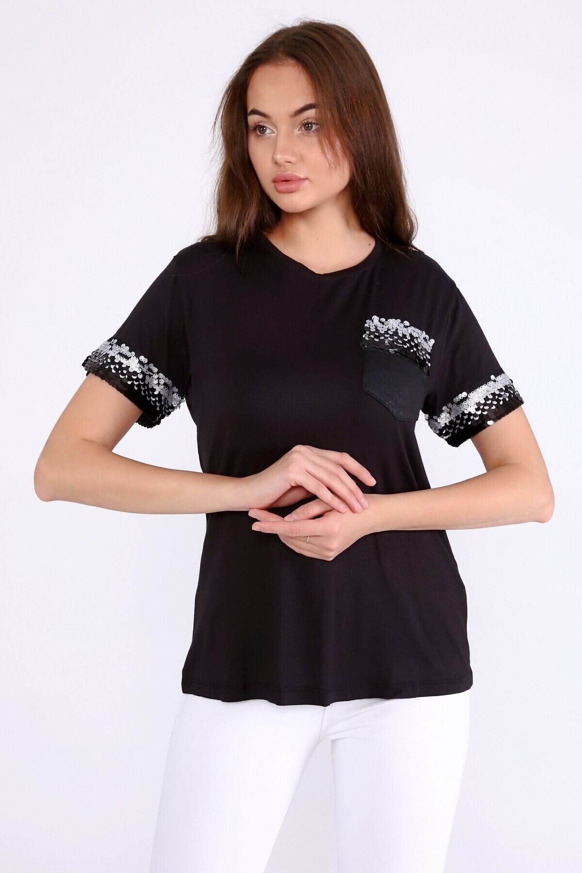 Cep Detay Pulpayet T-Shirt