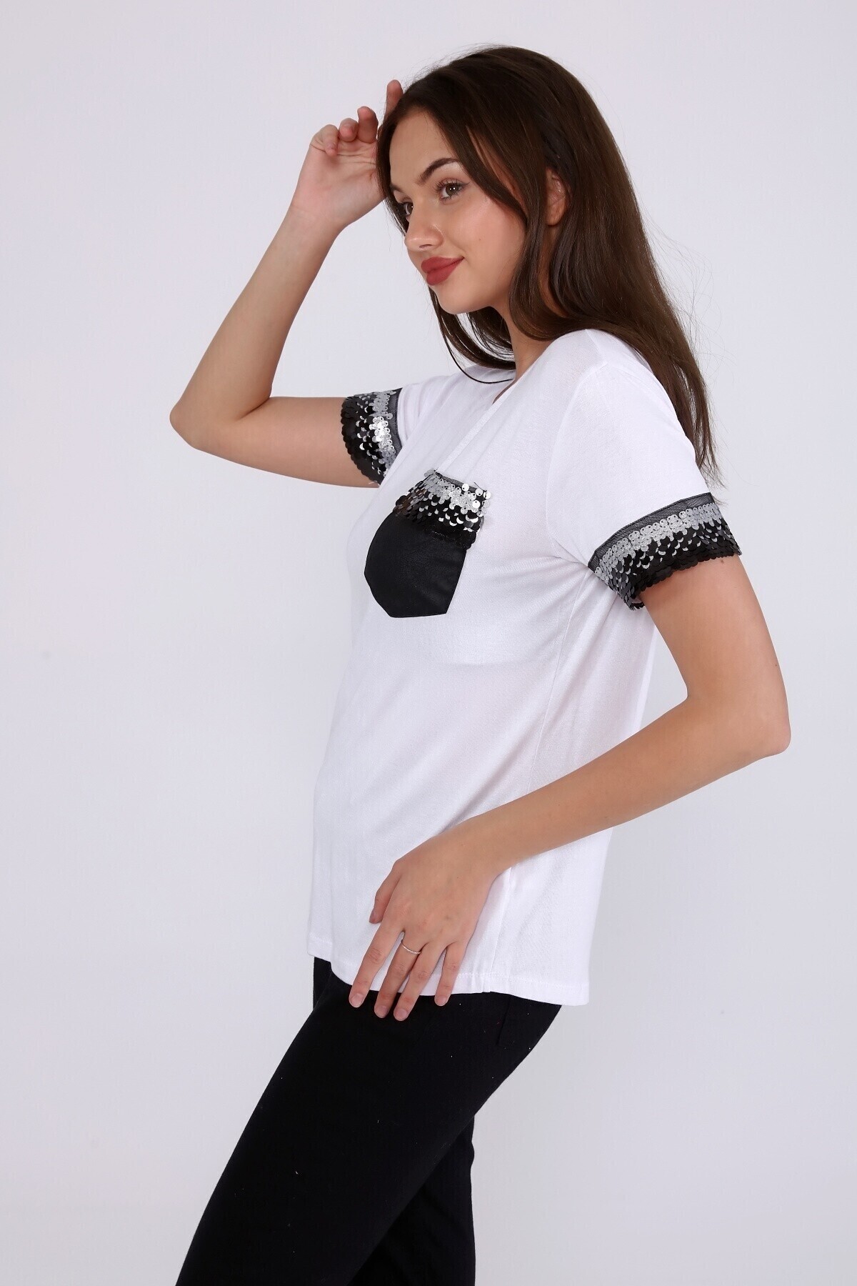 Cep Detay Pulpayet T-Shirt
