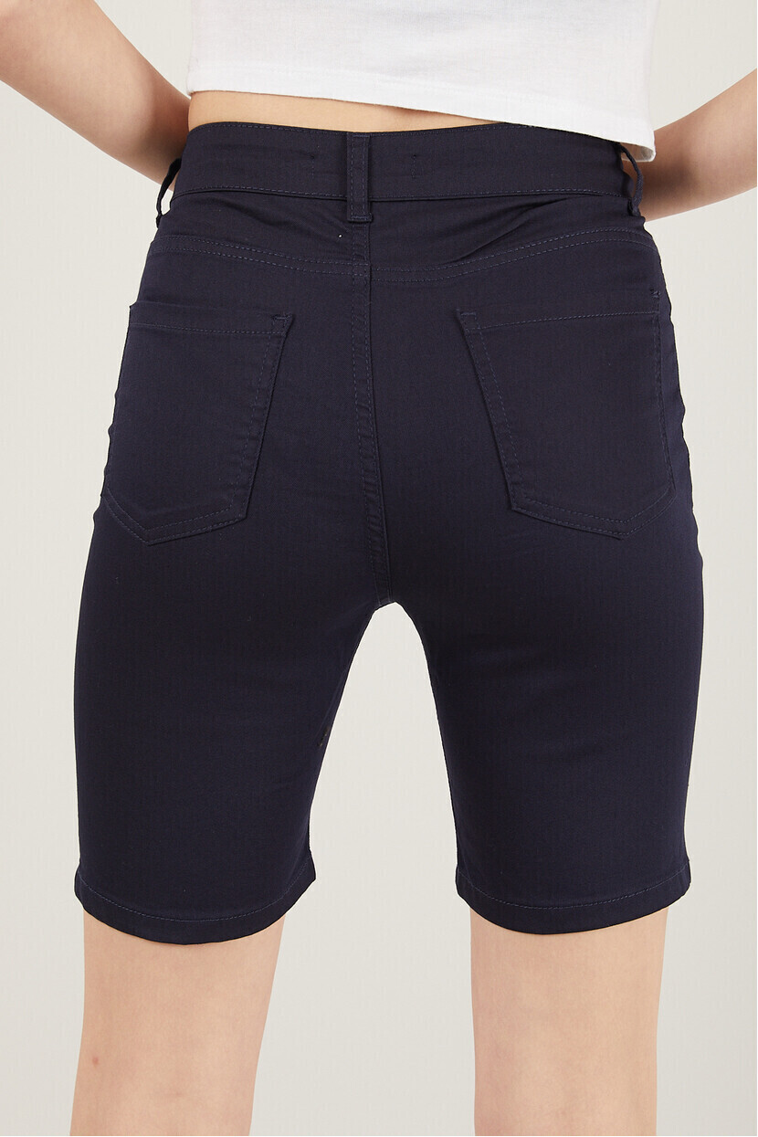 Cepli Slim Fit Şort