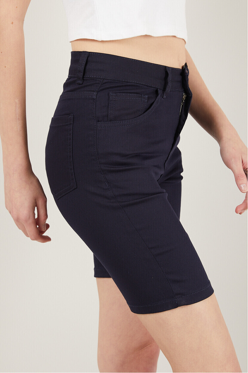 Cepli Slim Fit Şort