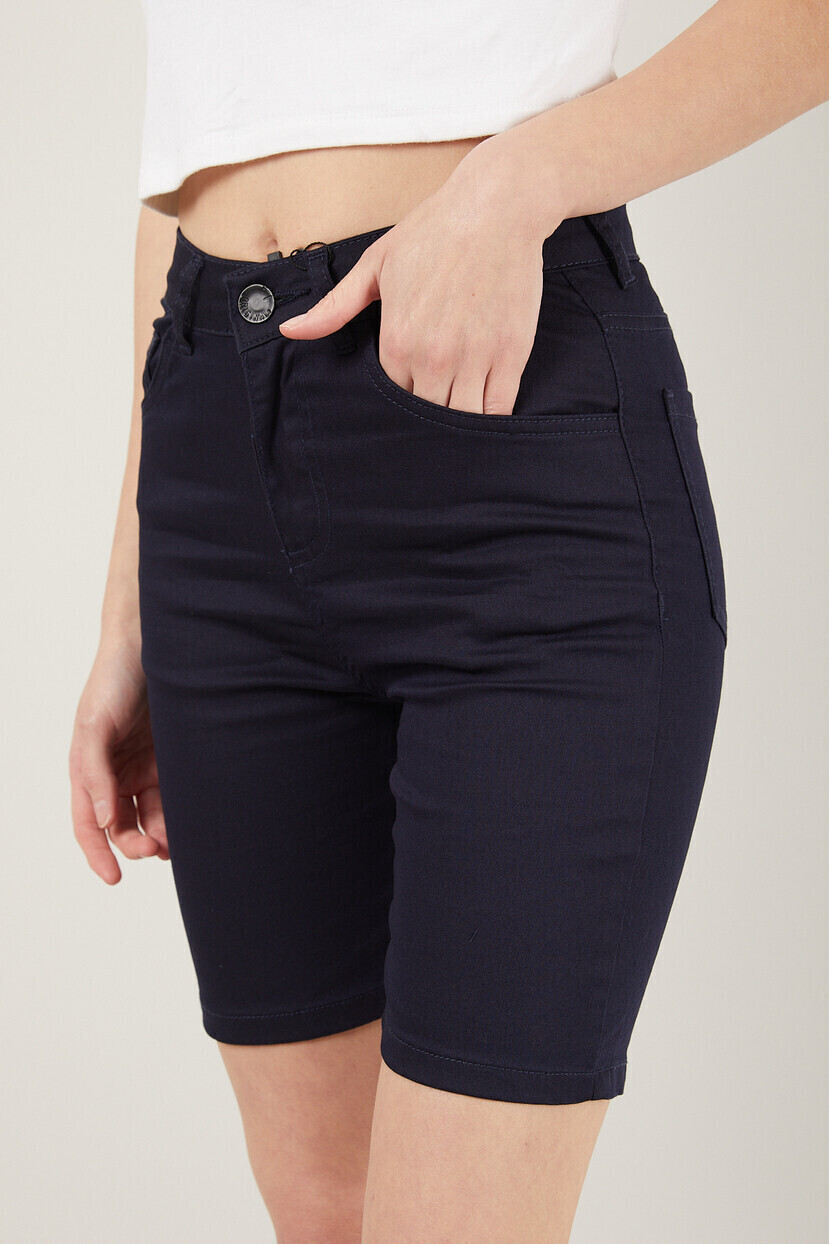 Cepli Slim Fit Şort
