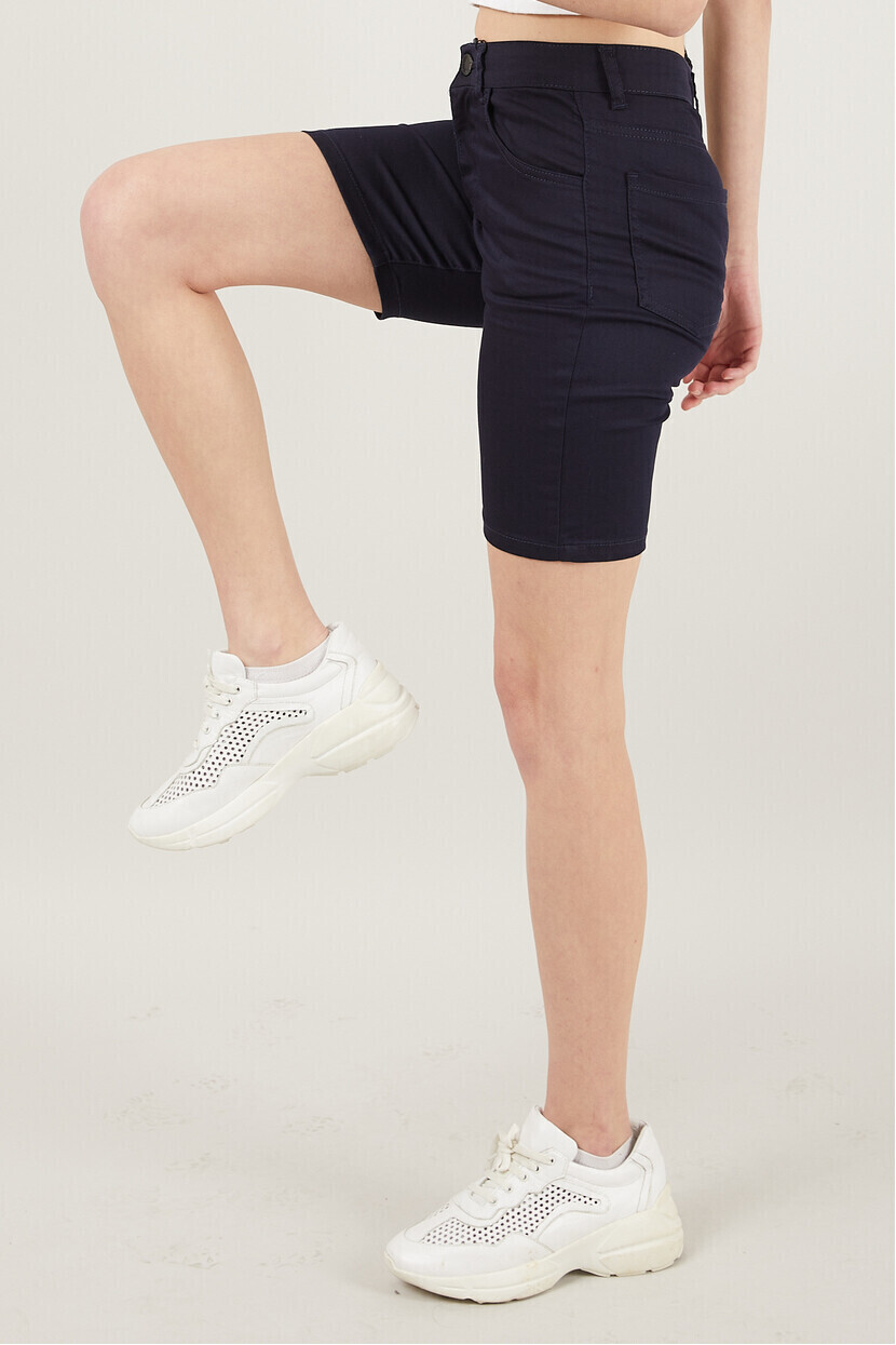 Cepli Slim Fit Şort