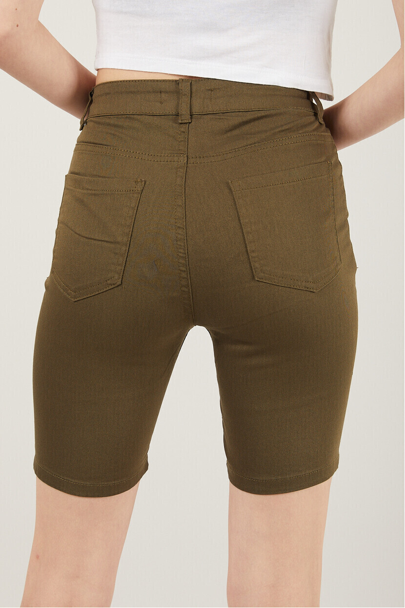 Cepli Slim Fit Şort