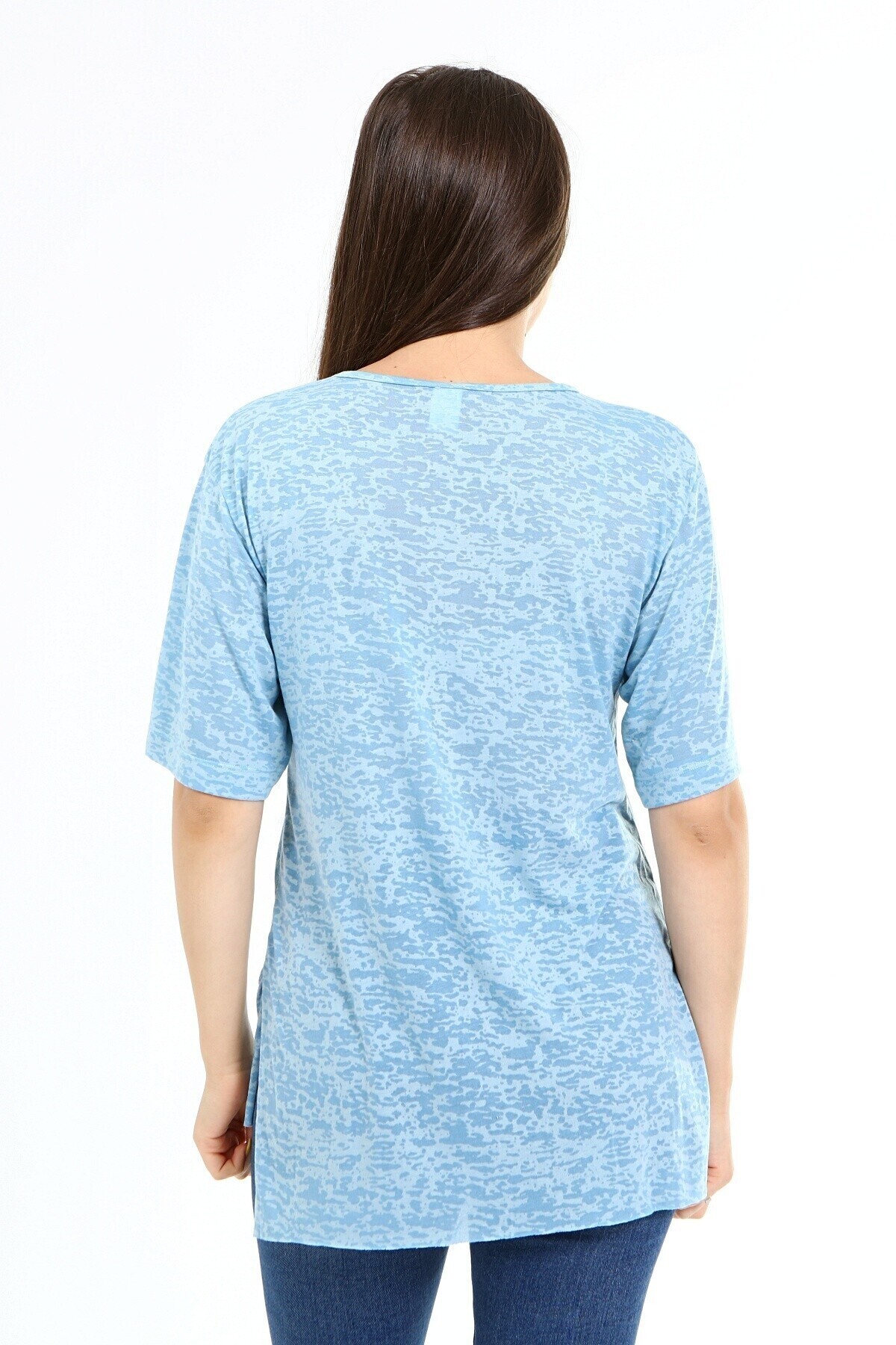 Desenli Basic T-Shirt