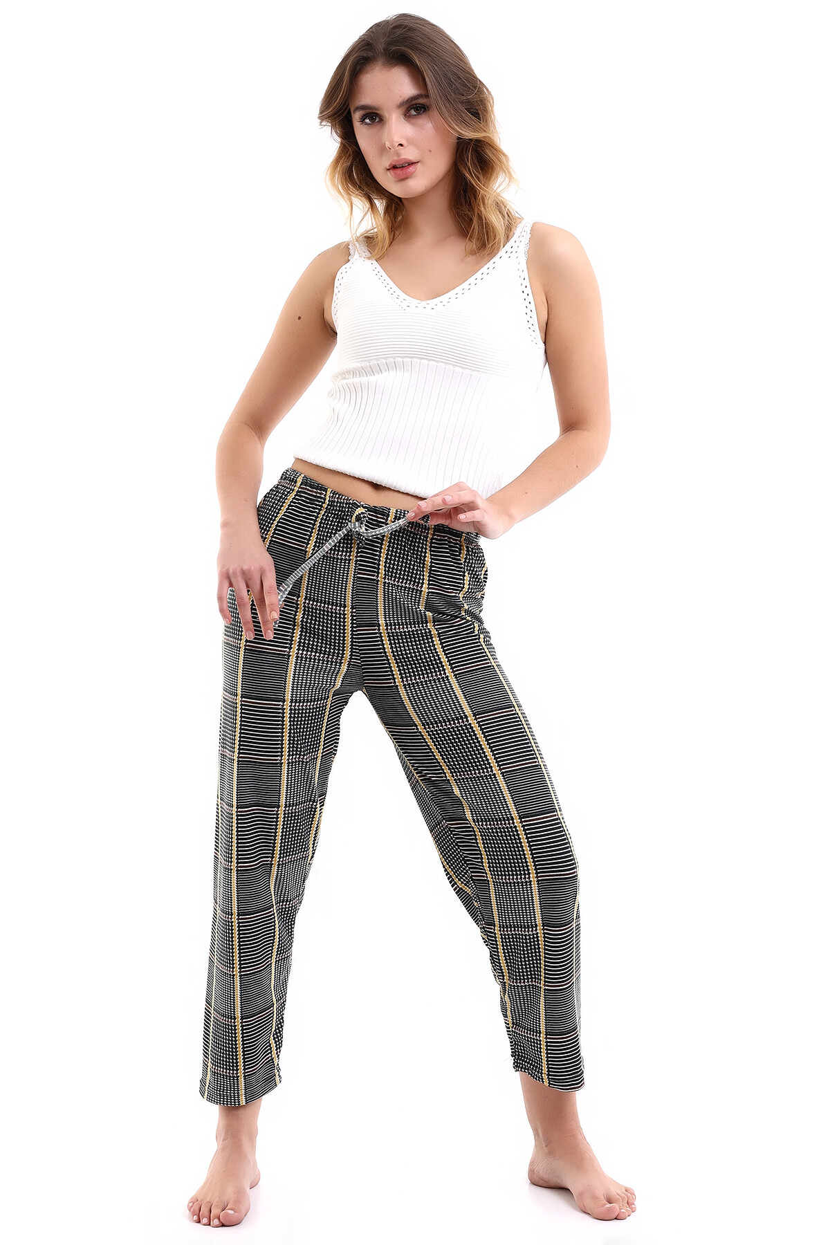 Desenli Pijama Altı