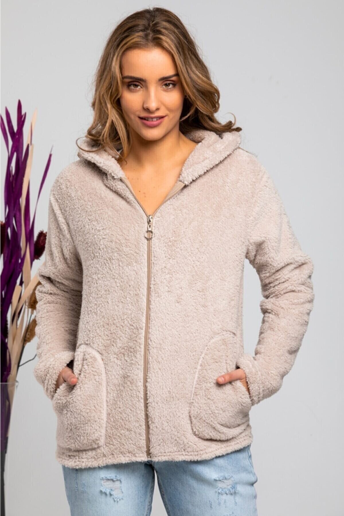 Fermuarlı Polar Sweat
