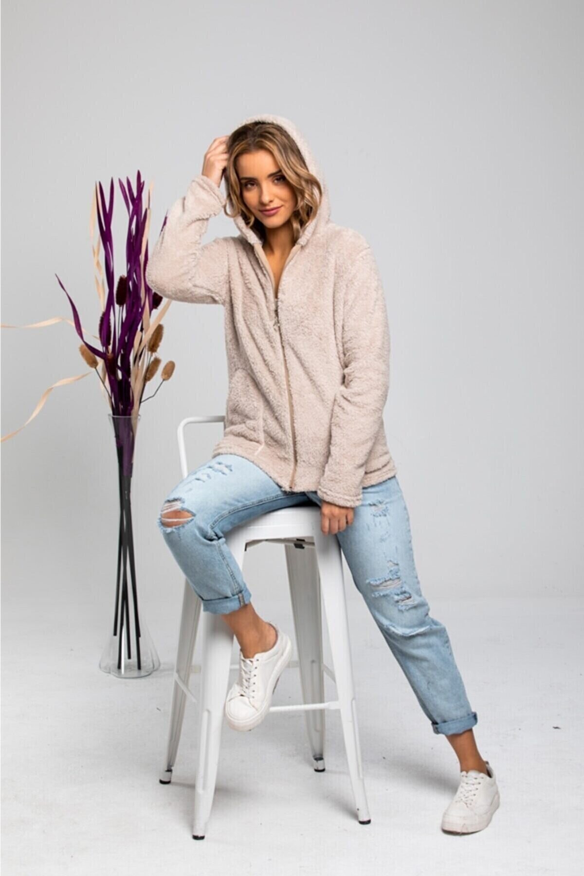 Fermuarlı Polar Sweat