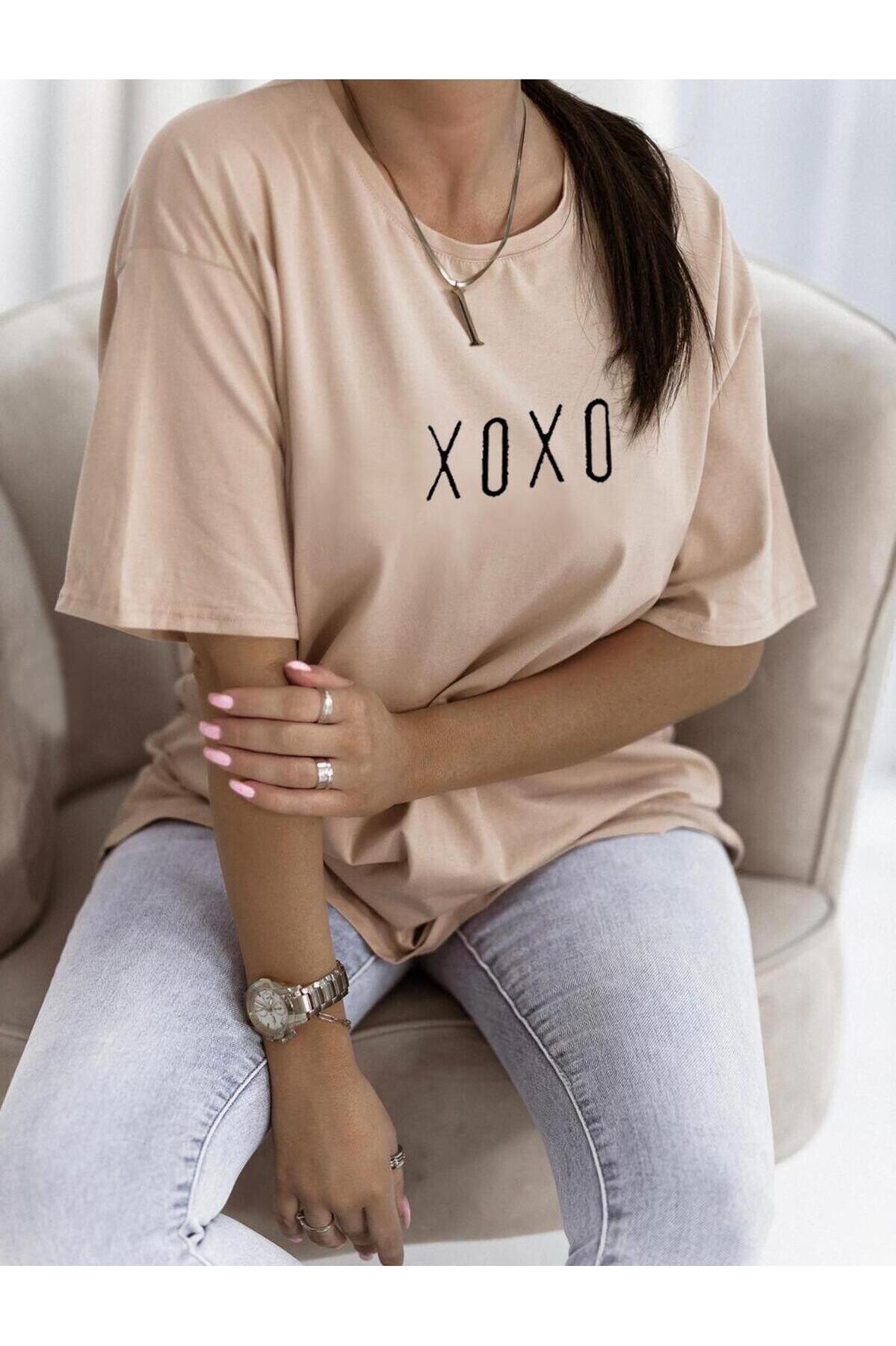 Oversize Baskılı T-Shirt