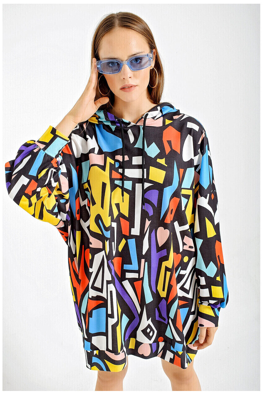 Oversize Sweat Elbise