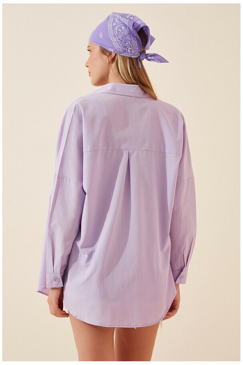 Oversize Uzun Basic Gömlek