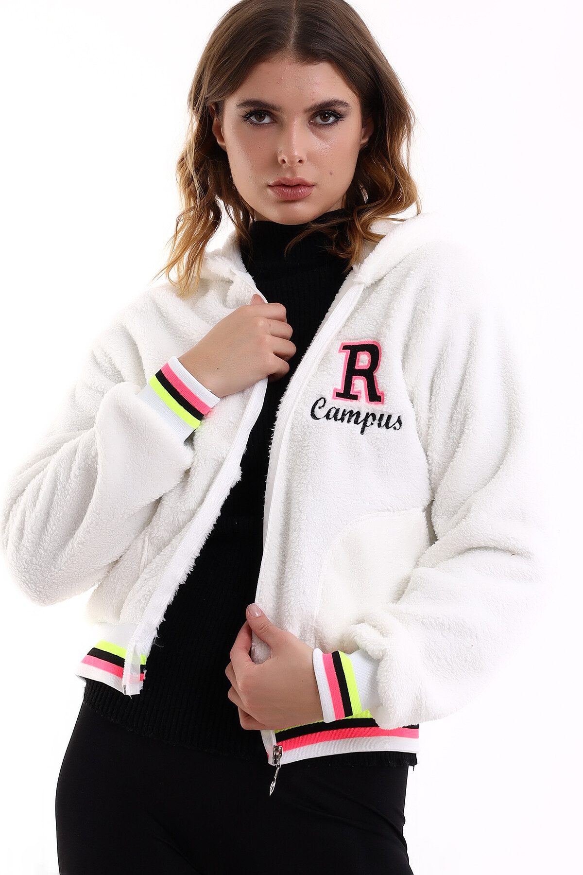 Welsoft Fermuarlı Sweat Ceket