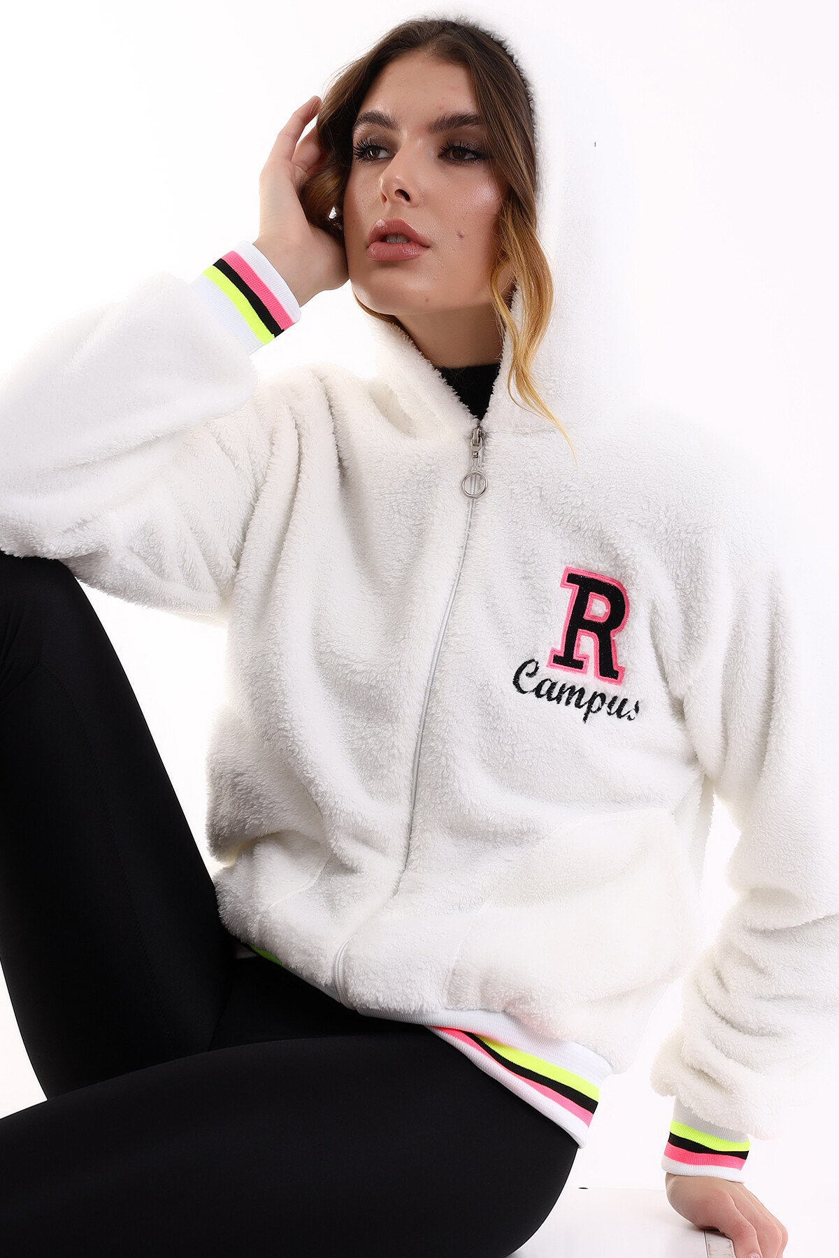 Welsoft Fermuarlı Sweat Ceket