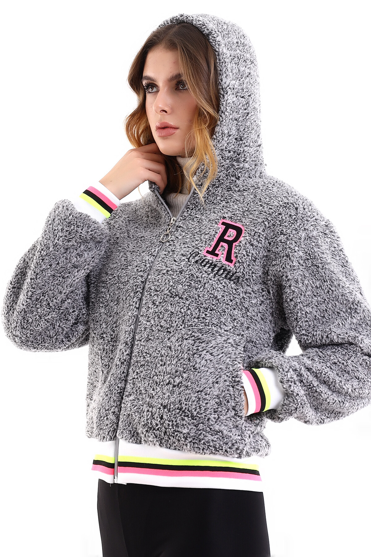 Welsoft Fermuarlı Sweat Ceket