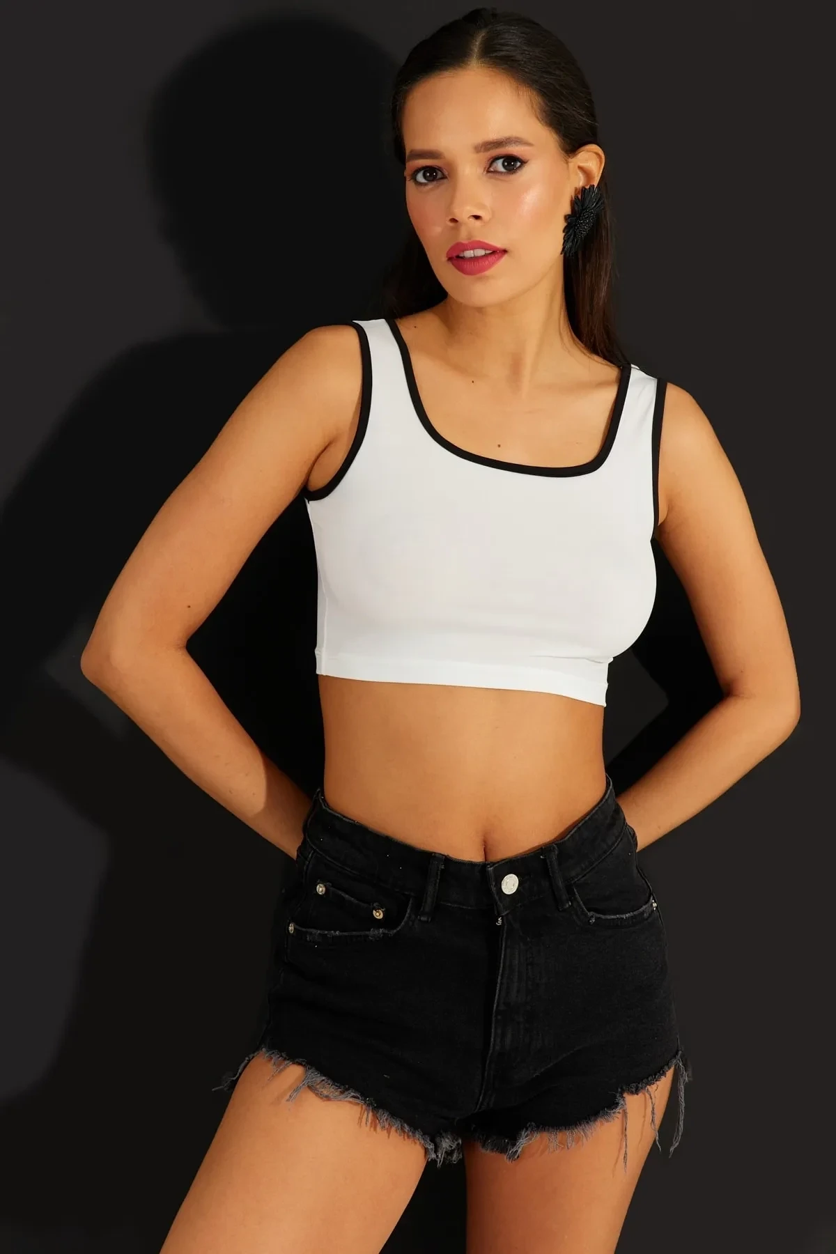 Biyeli Crop Bluz
