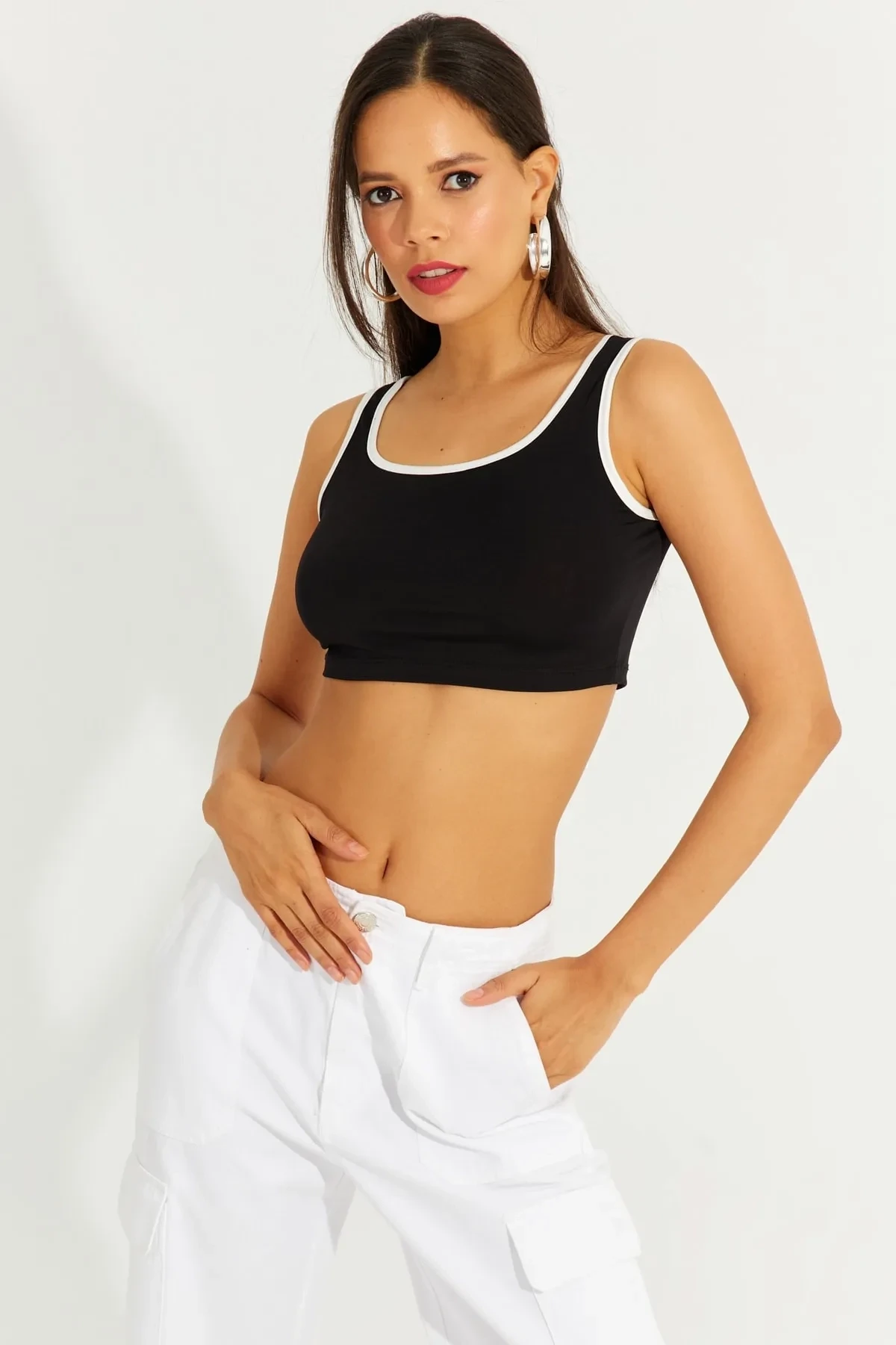 Biyeli Crop Bluz