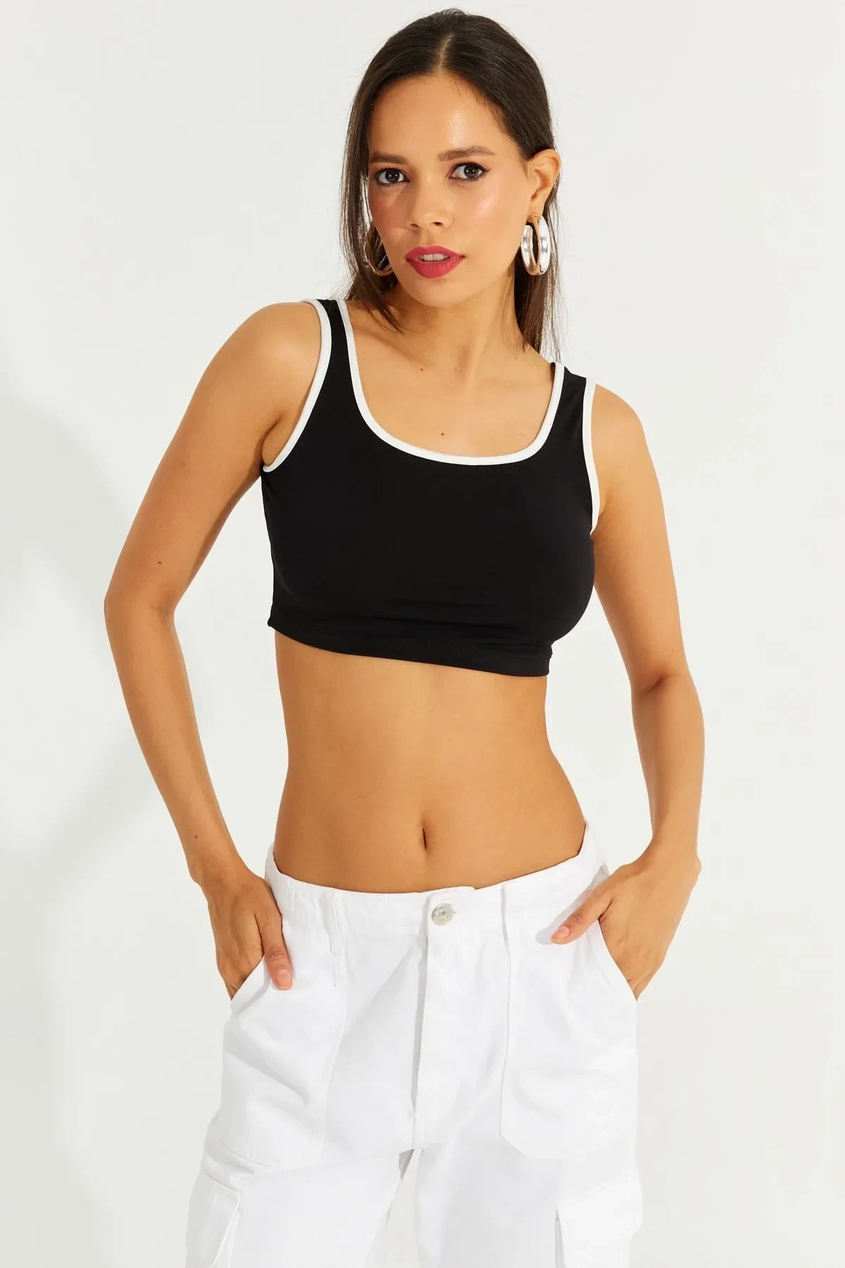 Biyeli Crop Bluz