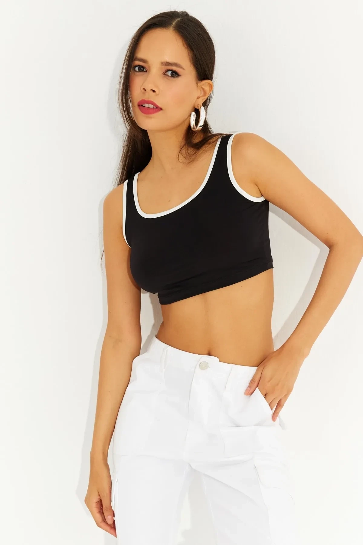 Biyeli Crop Bluz