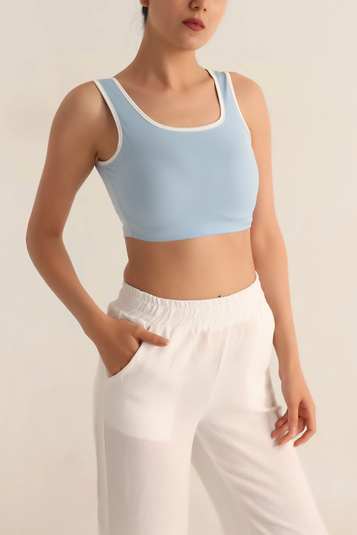 Biyeli Crop Bluz