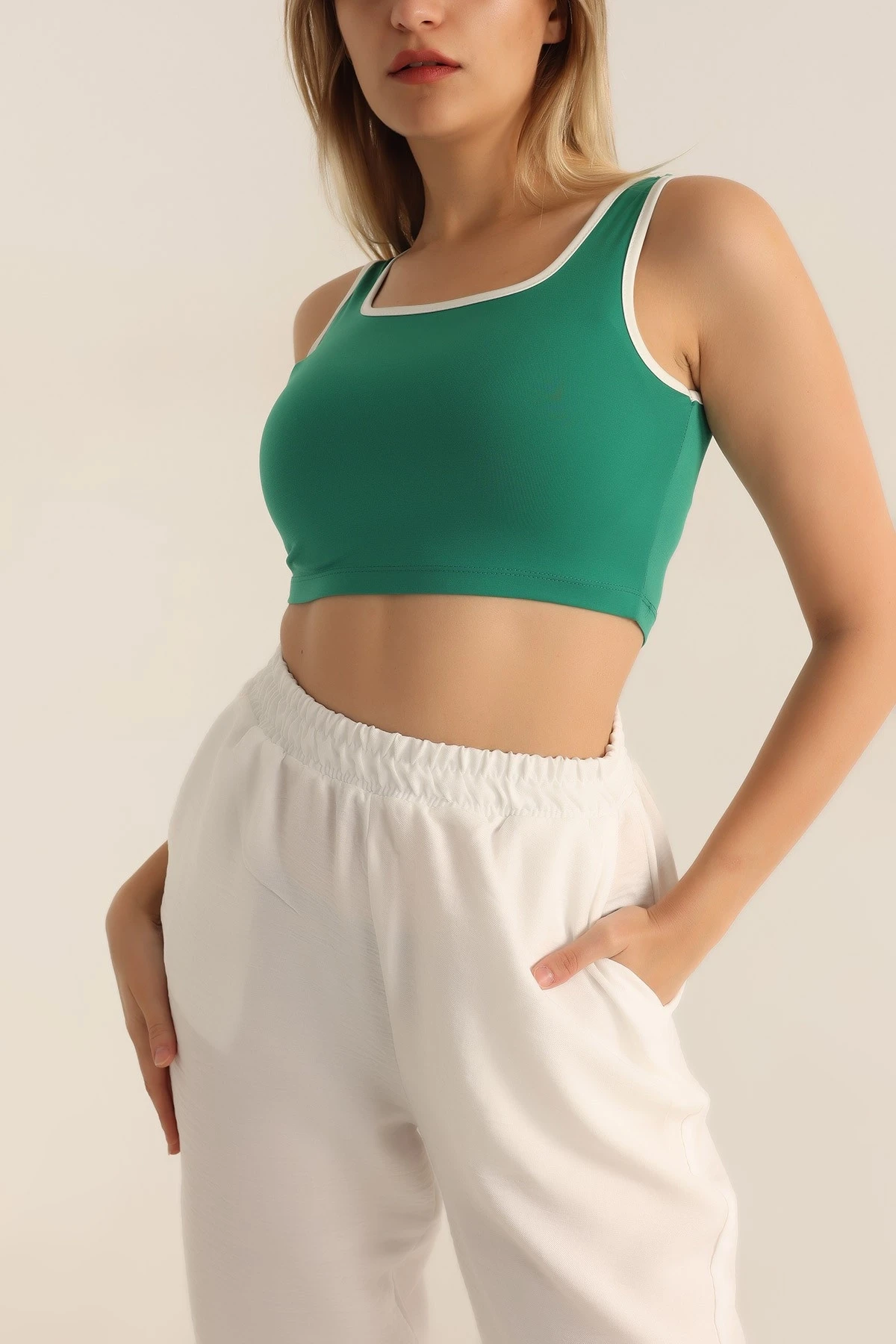 Biyeli Crop Bluz