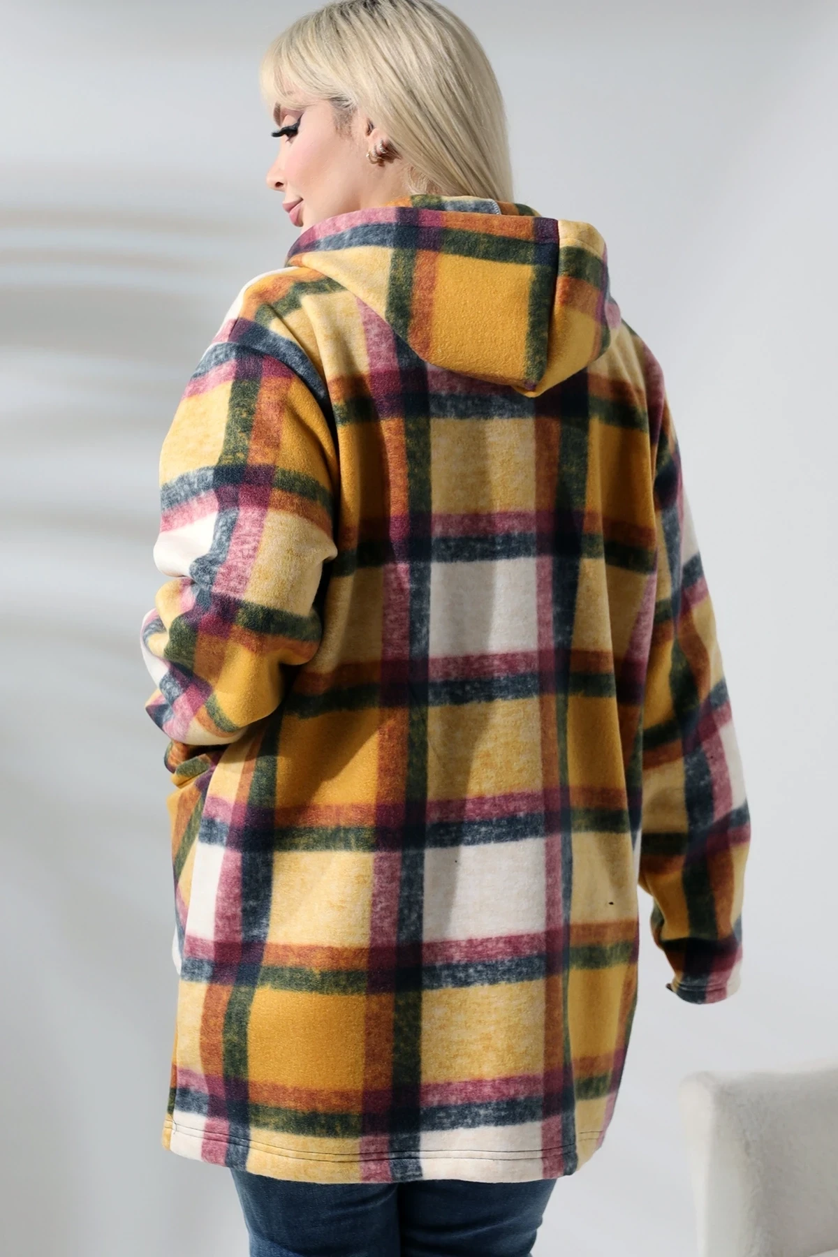 Büyük Beden Polar Sweatshirt