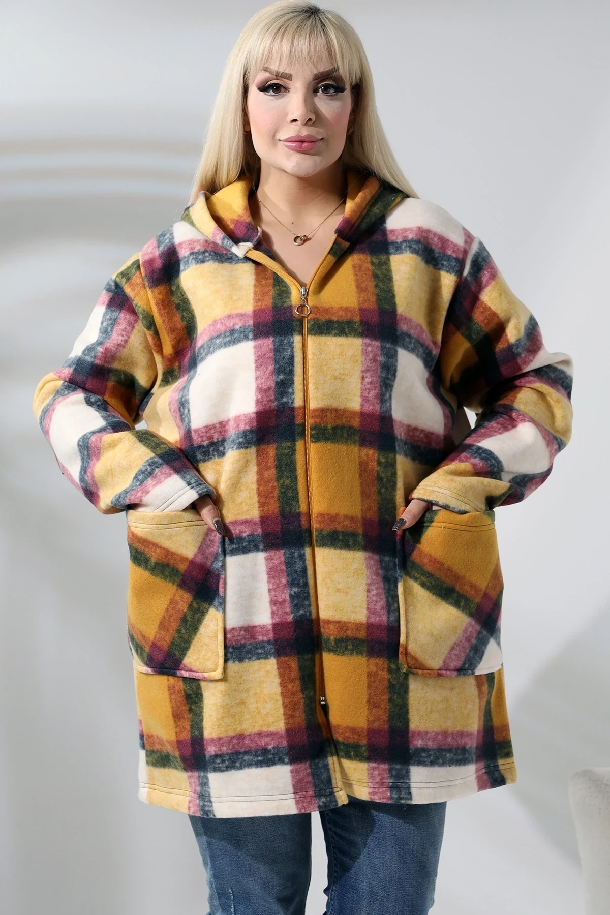 Büyük Beden Polar Sweatshirt