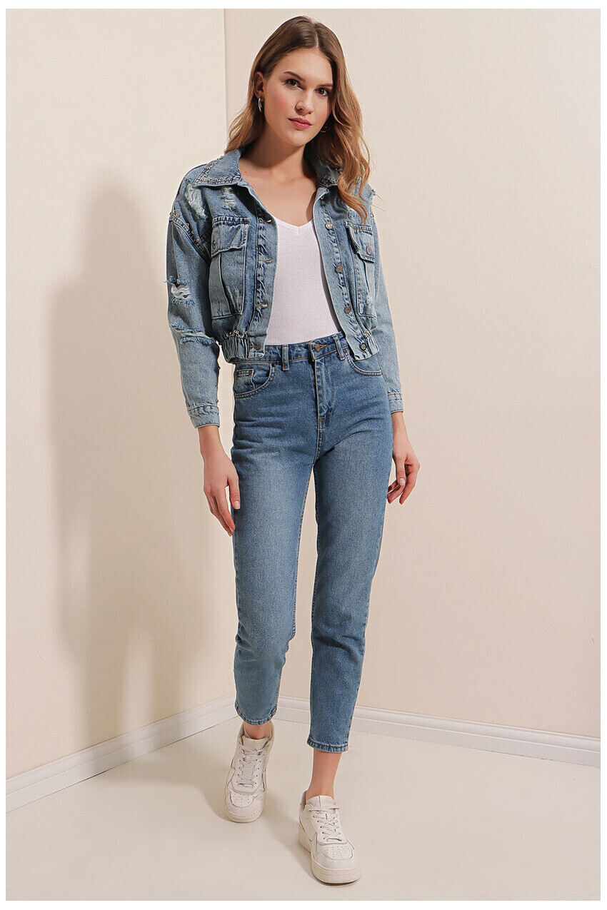 Crop Kot Ceket