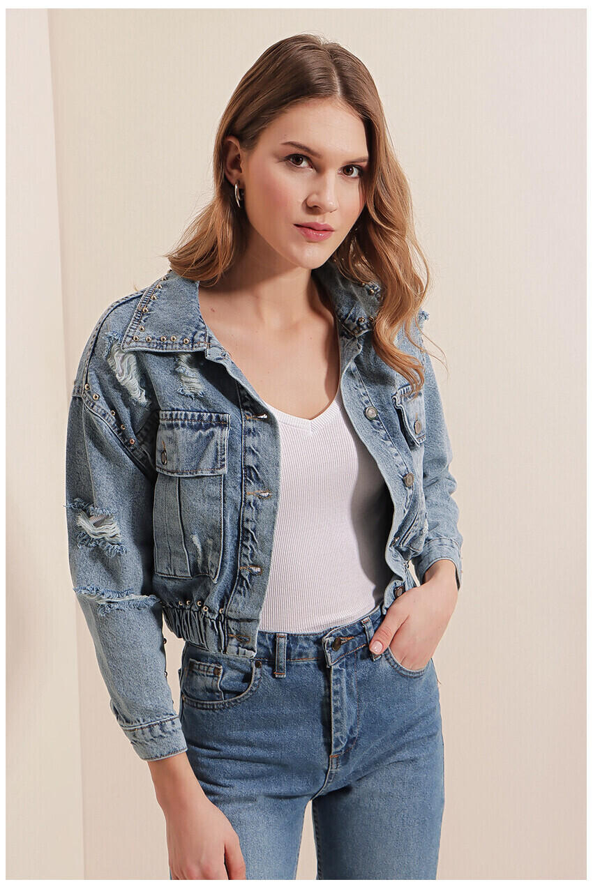 Crop Kot Ceket