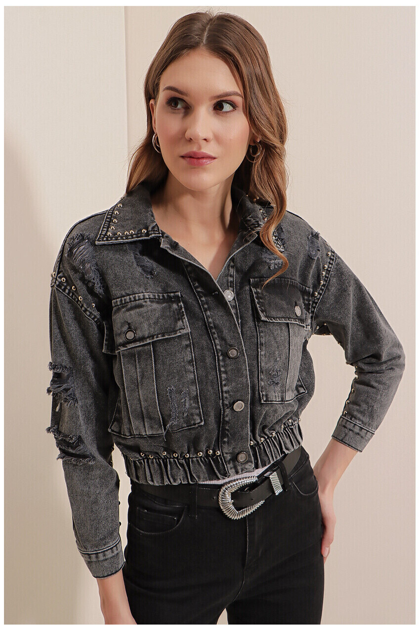 Crop Kot Ceket