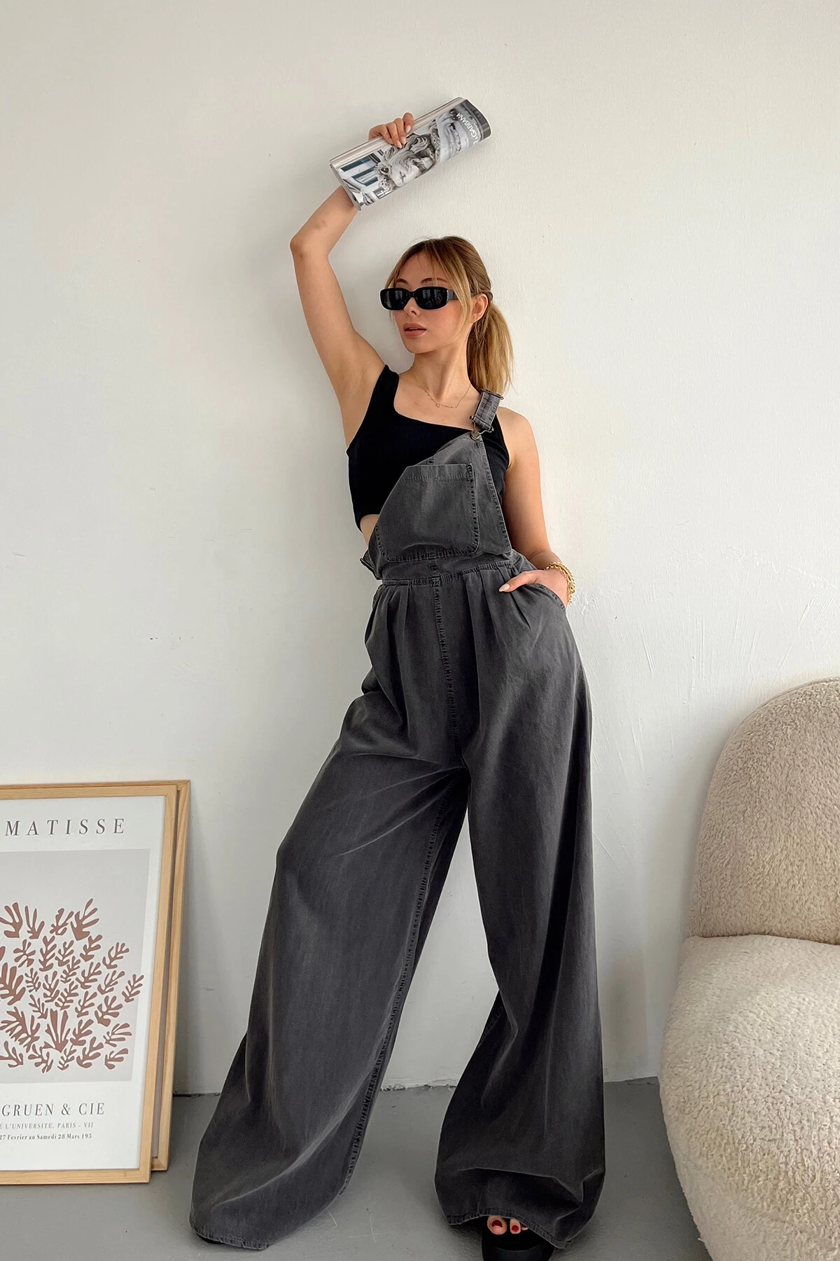 Denim Salopet