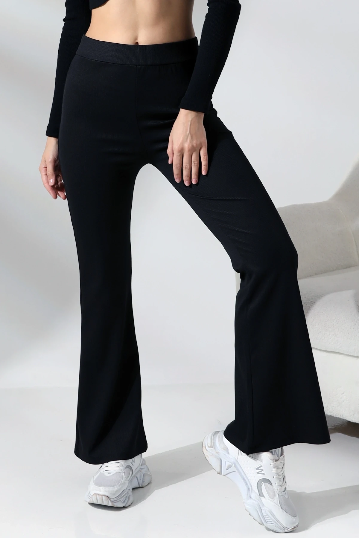 Fitilli İspanyol Paça Pantalon