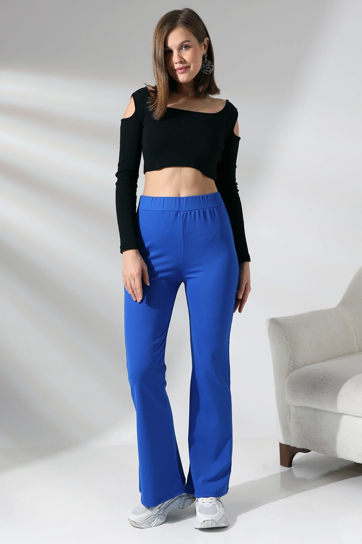 Fitilli İspanyol Paça Pantalon