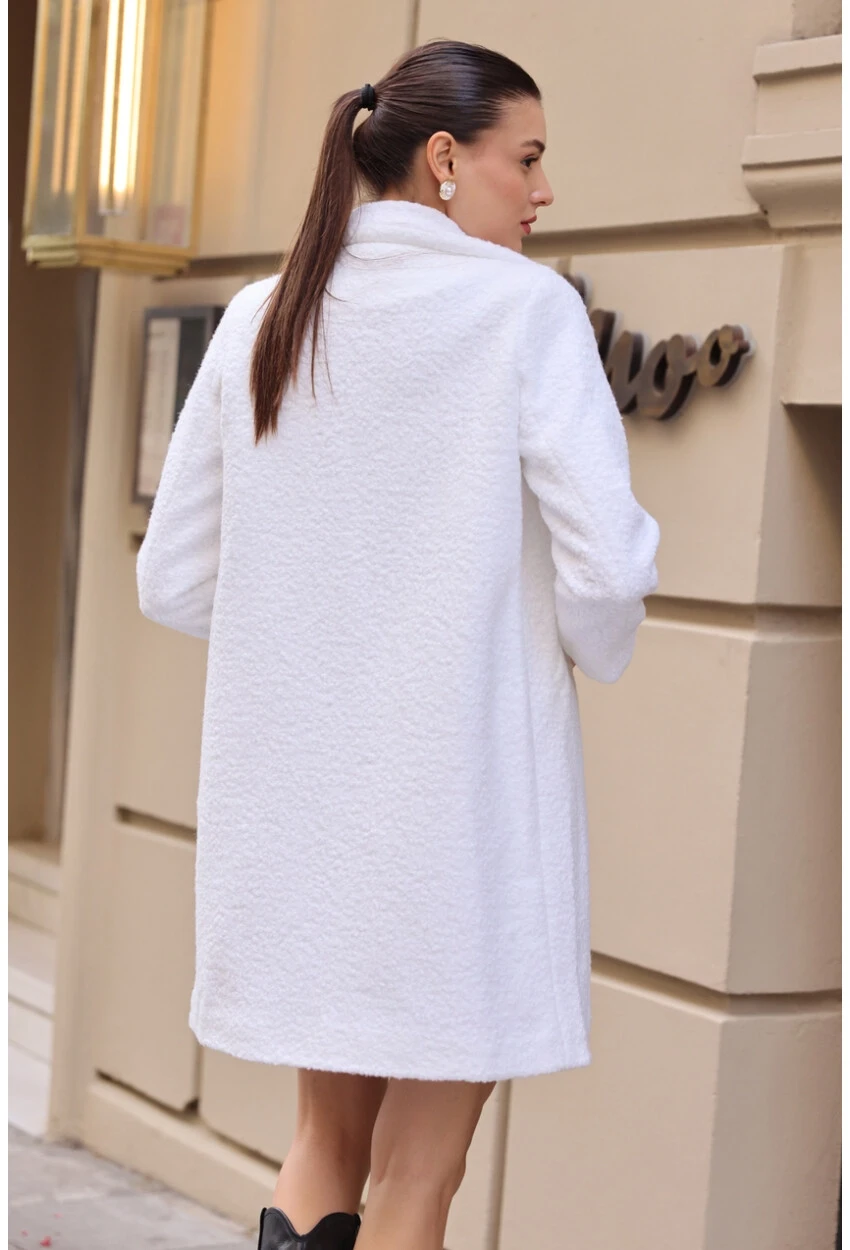 Oversize Kaşe Kaban