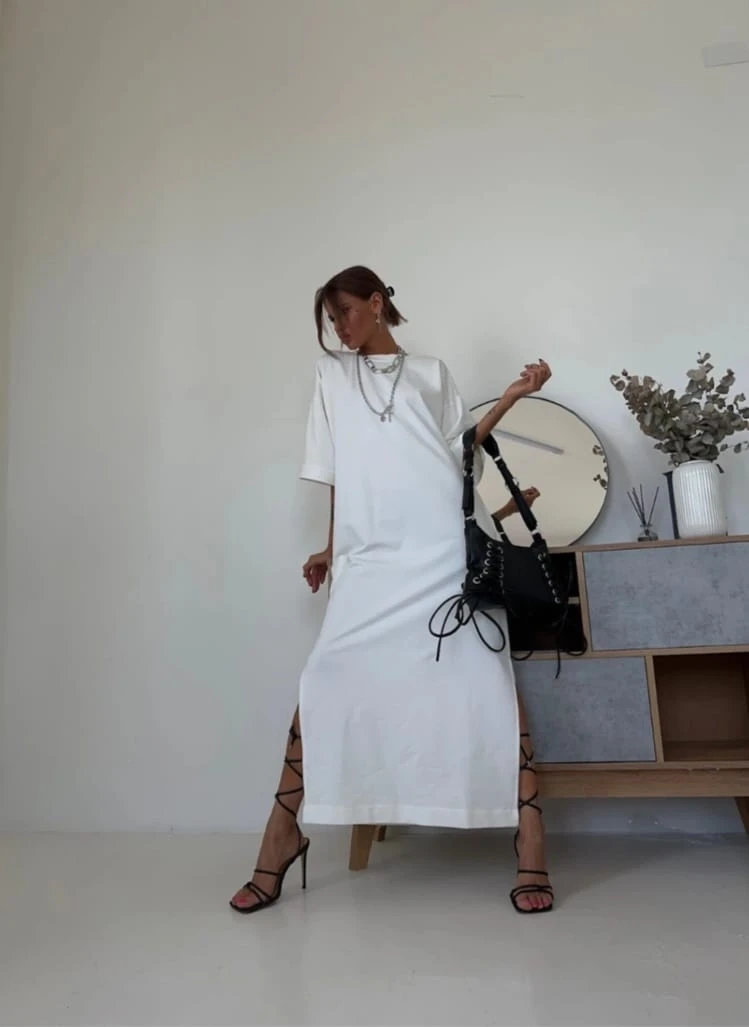 Oversize Oysho Kumaş Elbise